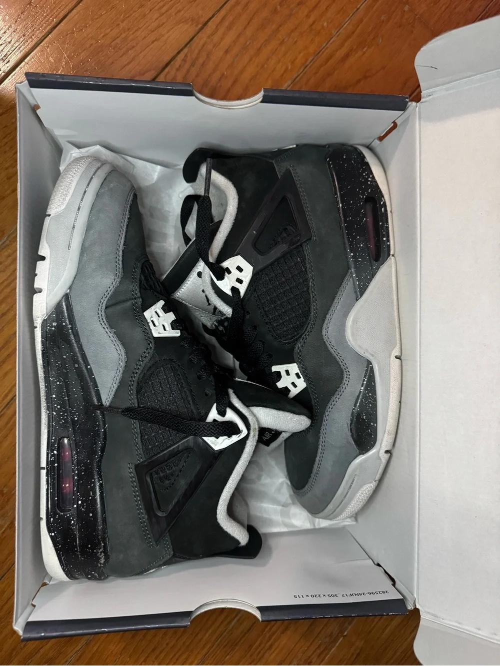 Air Jordan 4 Retro Fear 2024 GS Size 7Y Women’s 8.5 FQ8213-002 OG Box